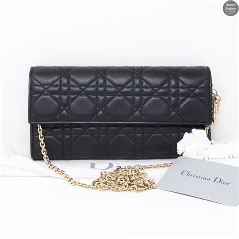 dior wallet with chain|lady dior wallet on chain.